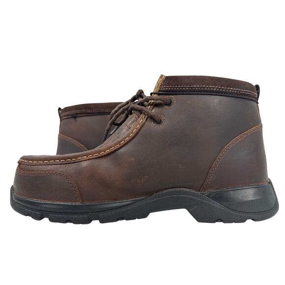 Ariat Chukka Work Boot Comp Toe 7.5 D Brown Leather Croco Pattern main image 11